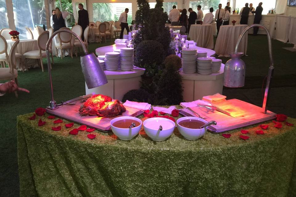 Buffet area