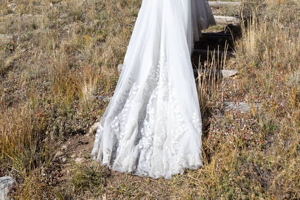 Bride, wedding dress