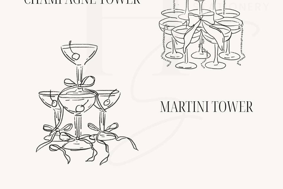 Drink tower sketch