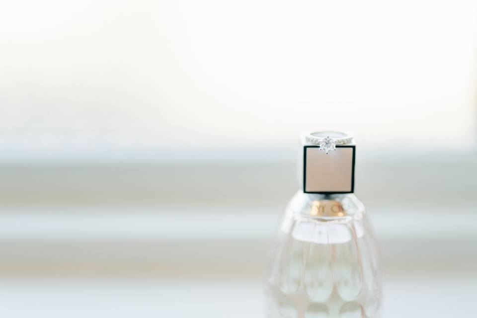 Perfume and ring