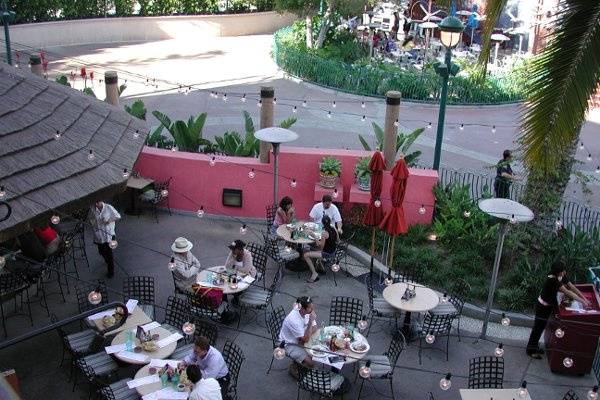 The Cantina provides a great location on a warm summer night.