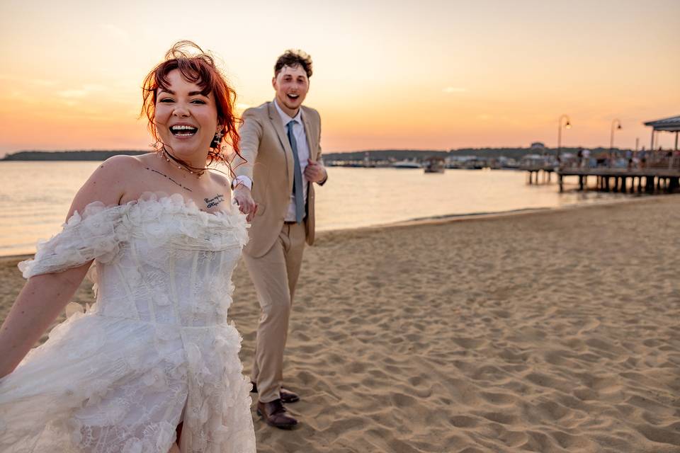 Ocean City Beach Wedding