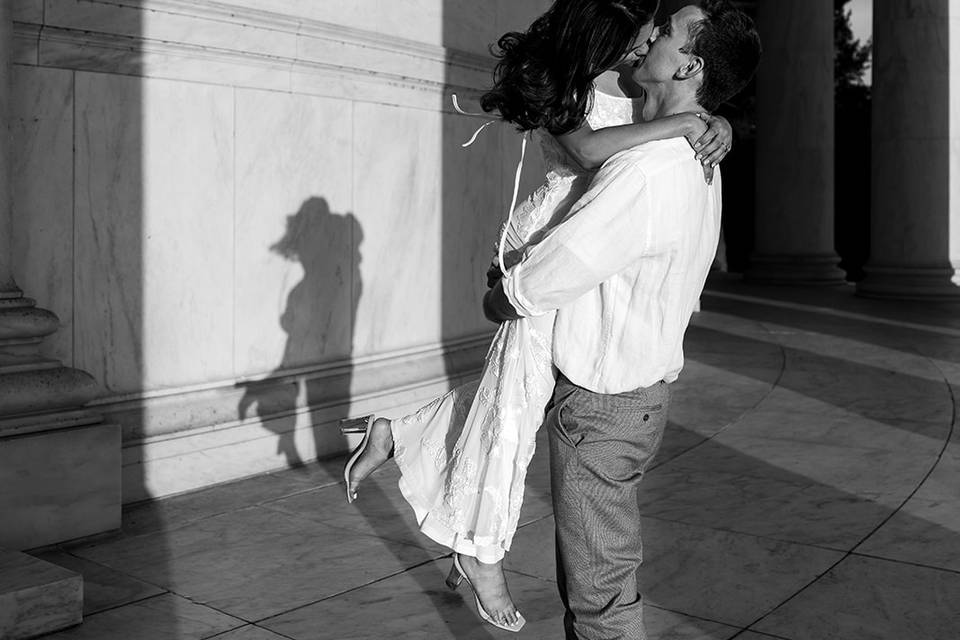 Romantic Engagement Silhouette