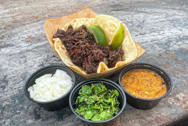 Full Size barbacoa tacos