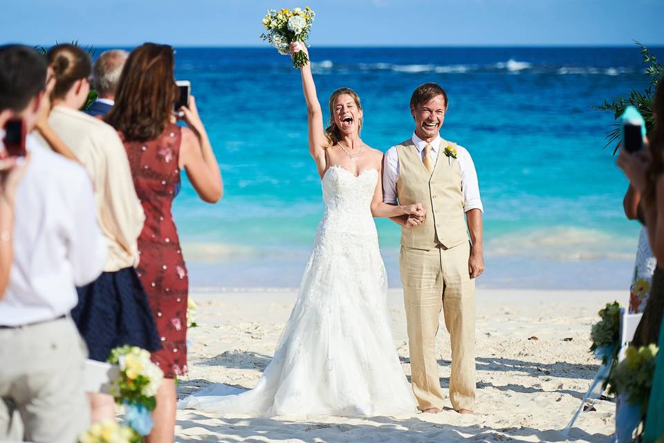 Coral Beach Wedding