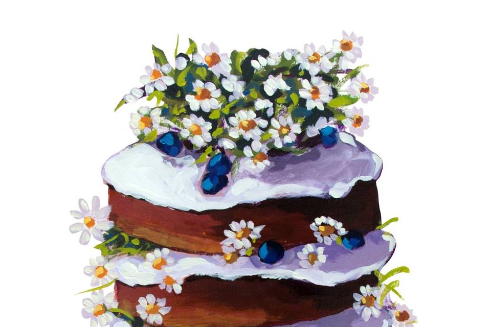 Wedding Cake Painting