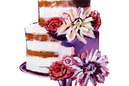 Wedding Cake Painting