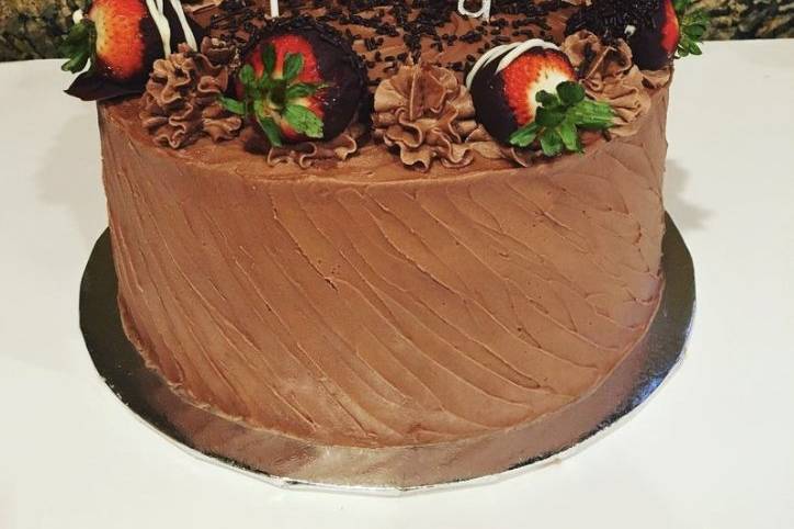 Chocolate birthday cake