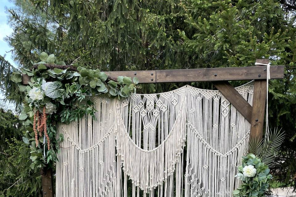 Rental Decorated Wedding Arch