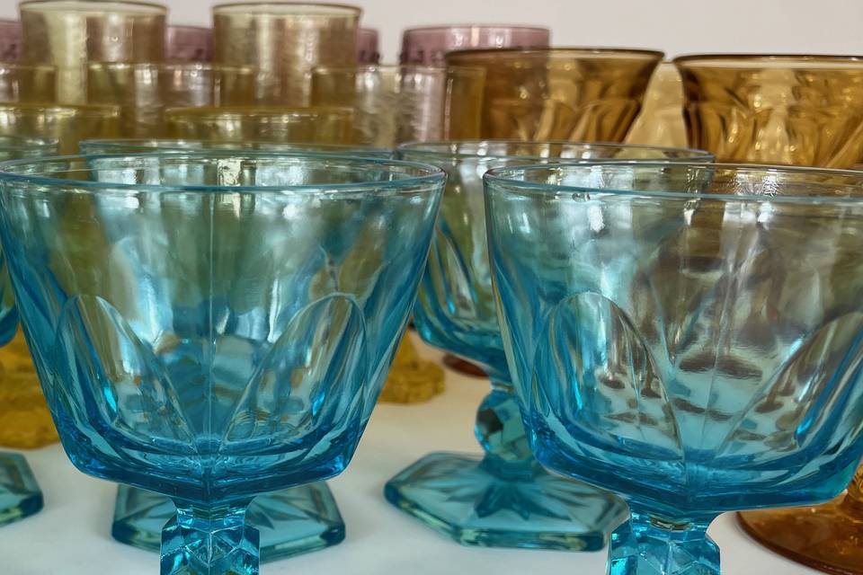 Rental Vintage Goblets