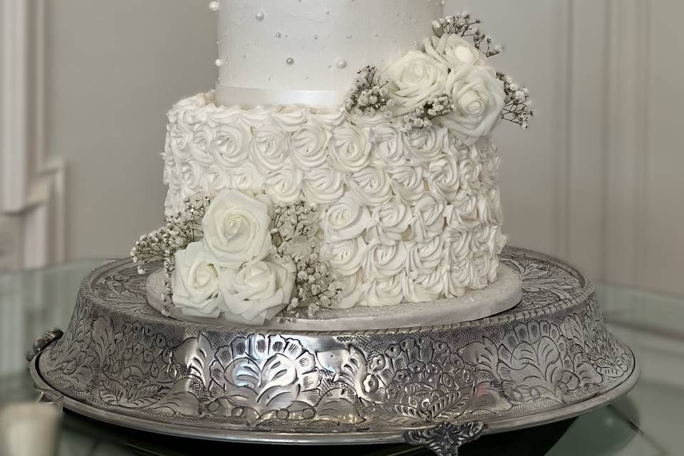 White Wedding Cake