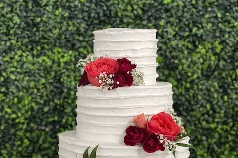 Textured Wedding Cake