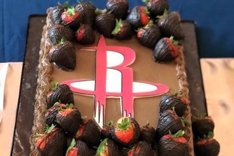 Rockets Theme Grooms cake