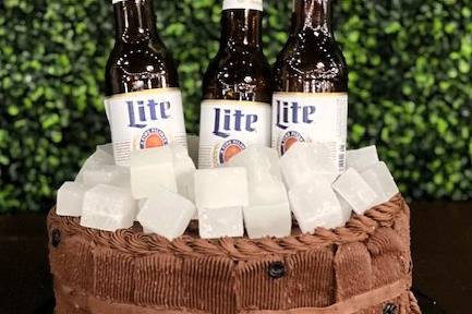 Miller Lite Grooms Cake