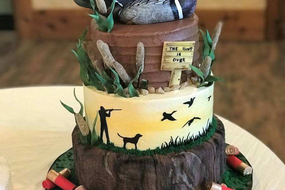 Fishing Grooms Cake - Decorated Cake by Creative Cakes by - CakesDecor