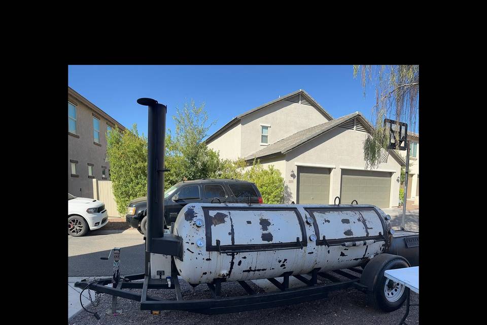 500 gallon offset smoker