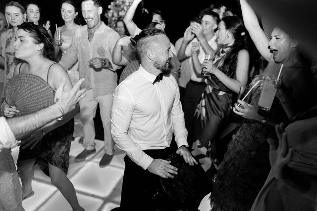 Percussion at a wedding