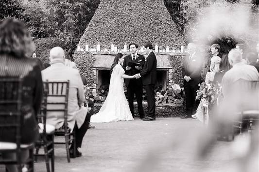 Ceremony in Courtyard