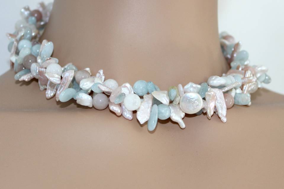 Custom order pearl necklace