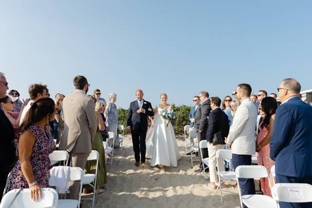 Walking down the aisle