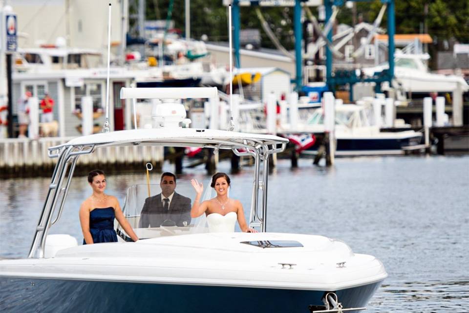 Arrival by boat