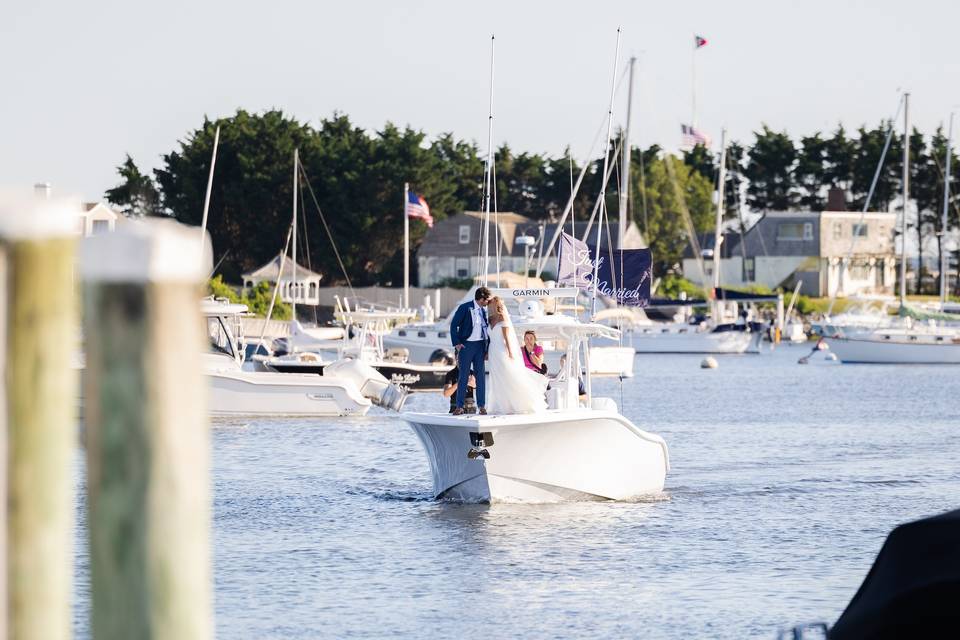 Arrival by boat