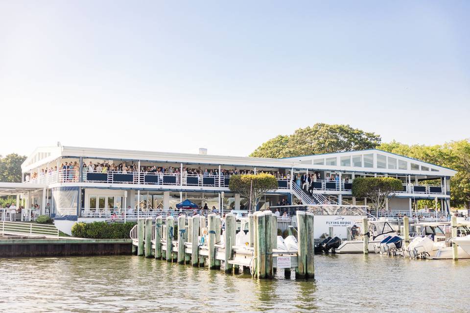 Flying Bridge from harbor