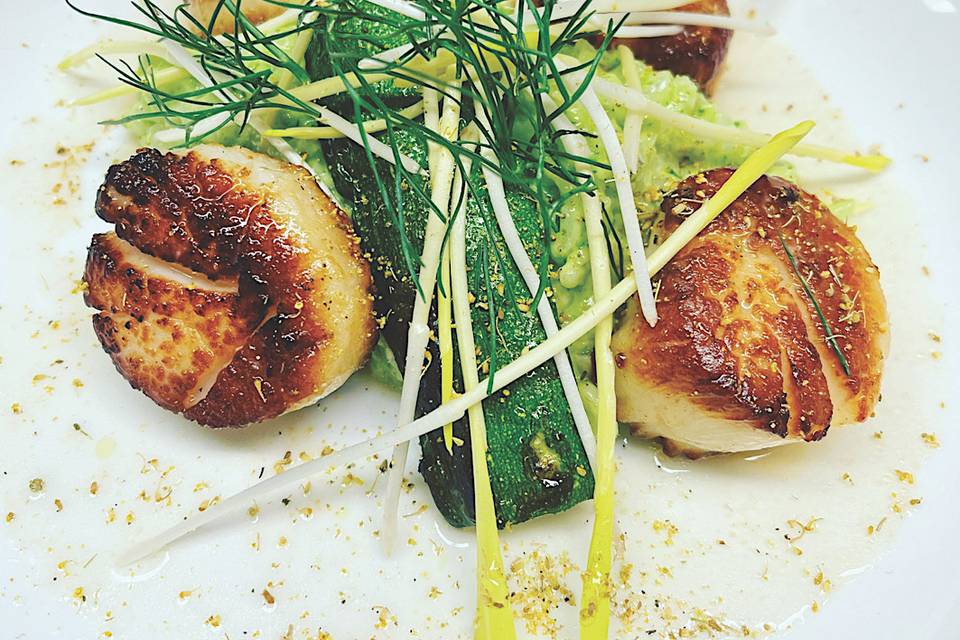 Scallop entree