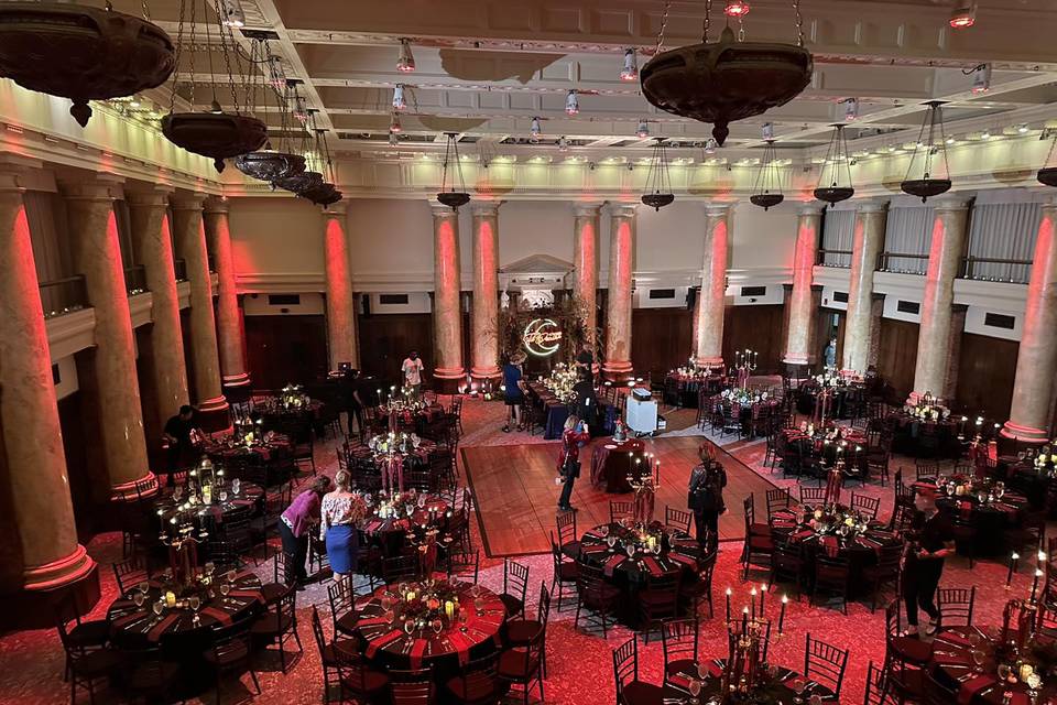 View from above Ballroom