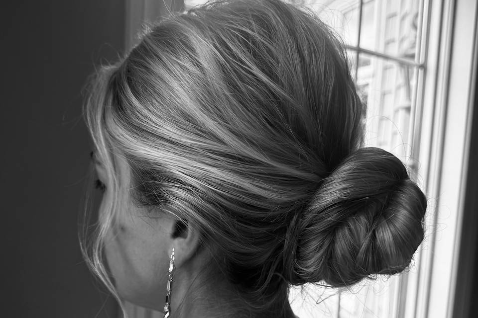 Effortless low bun