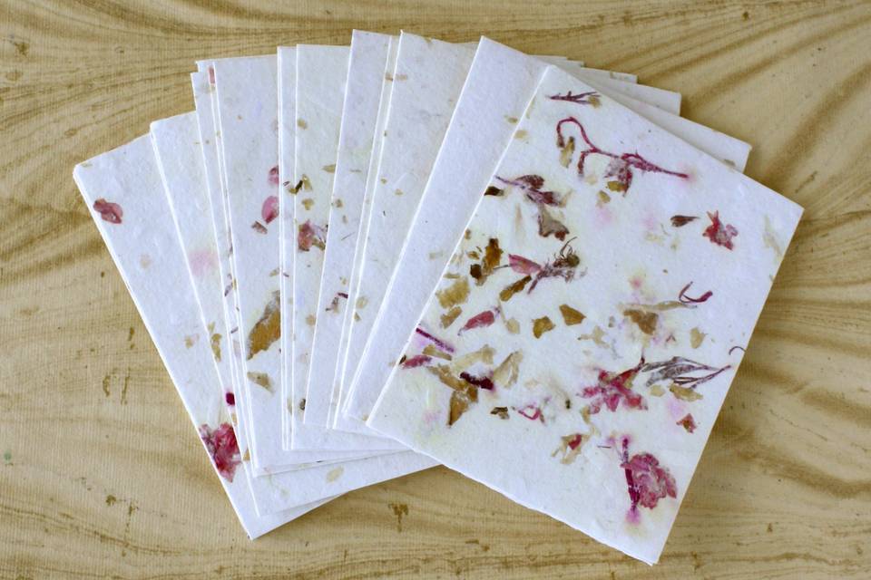 Handmade paper for invitations