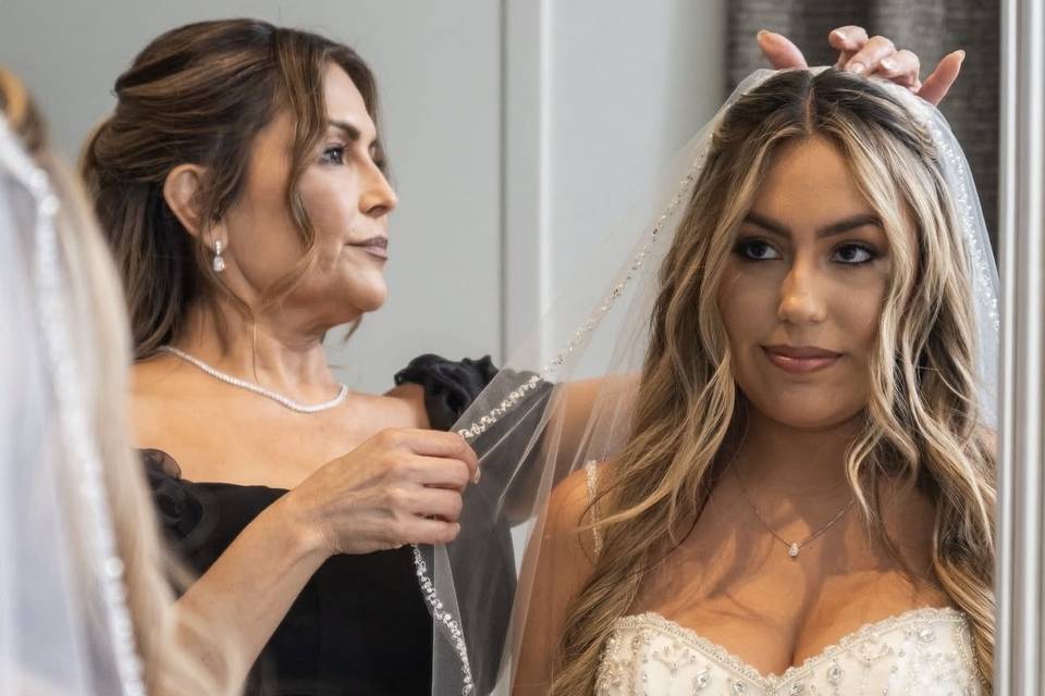 Bride & mom
