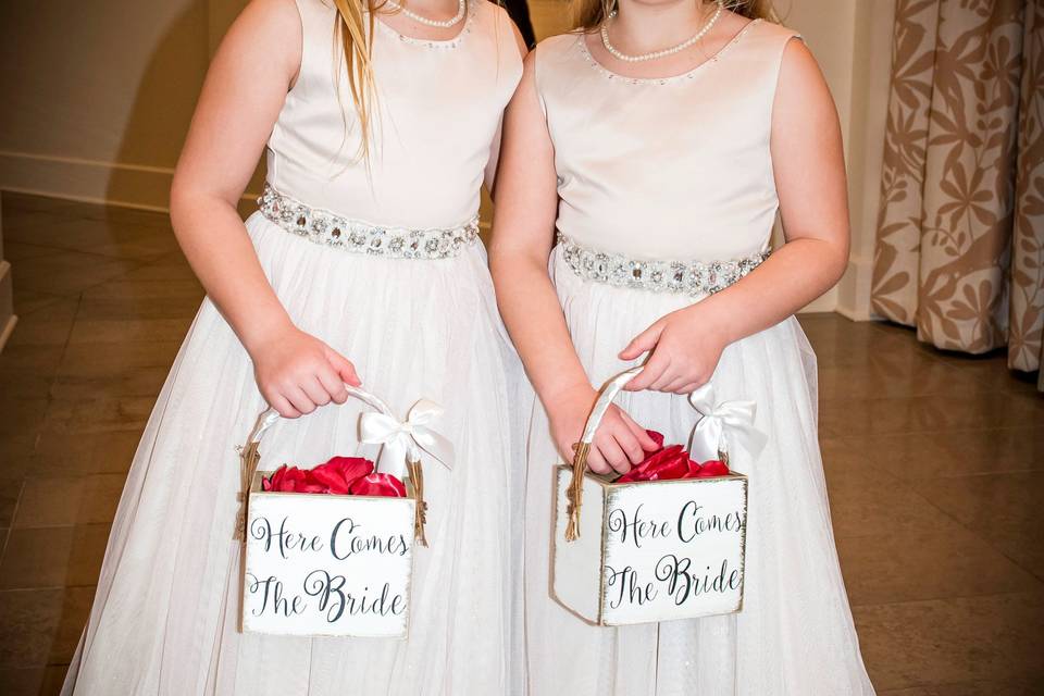 Adorable Flower Girl Twins