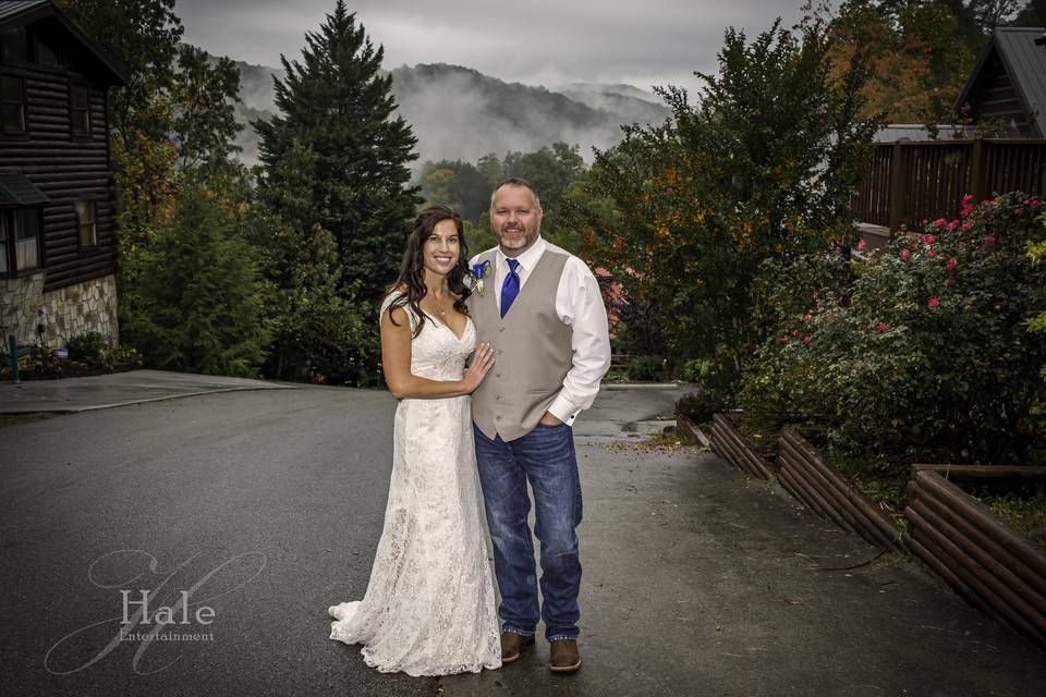 Beautiful mountain wedding