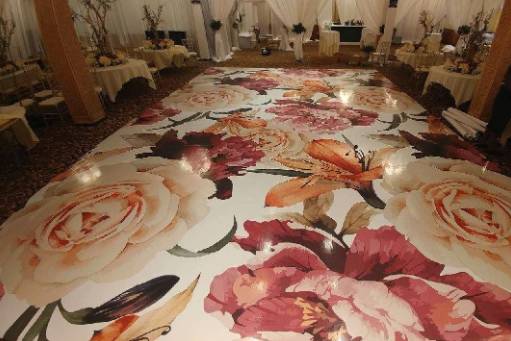 Floral Dance Floor Wraps