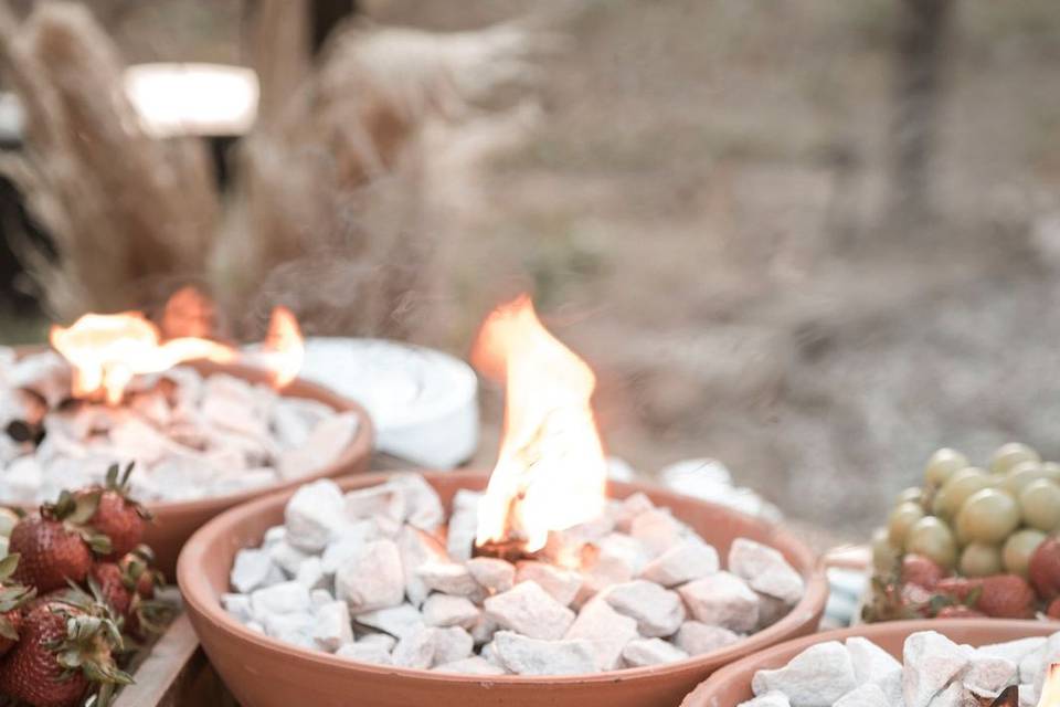 Smores grazing table