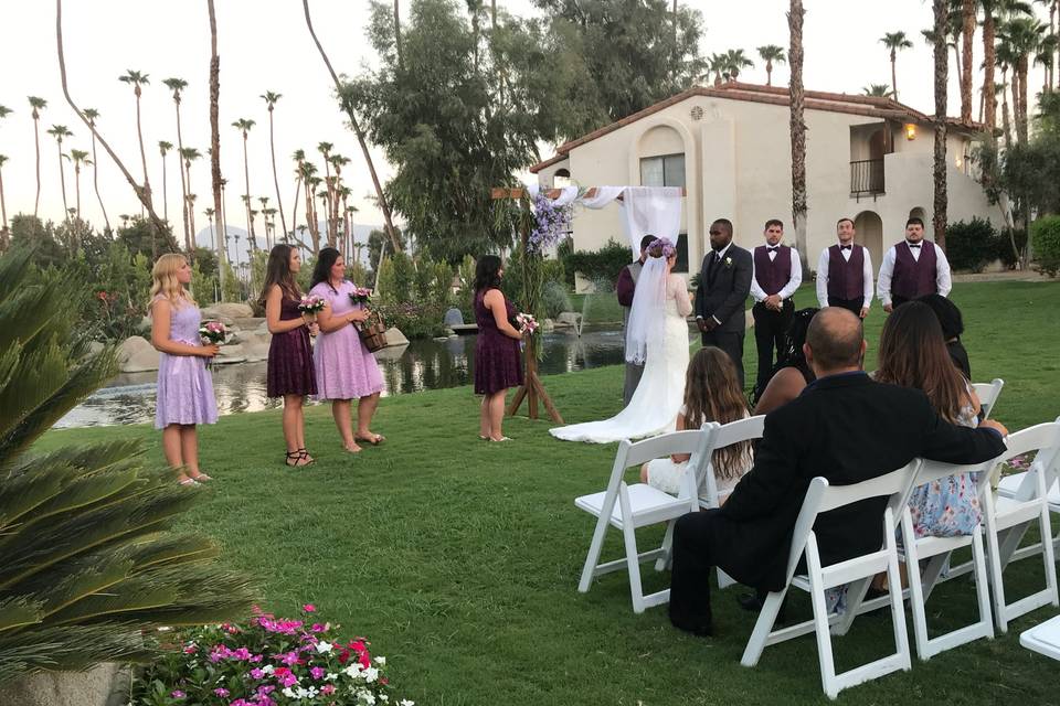 Wedding Rancho Mirage Sept. 18