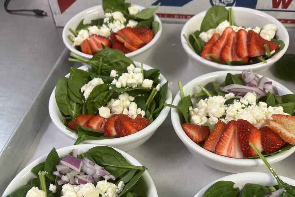 Strawberry feta salad