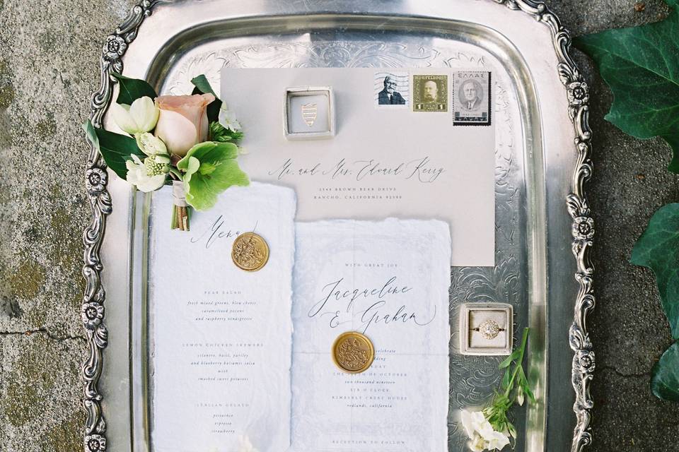 On a tray | Carrie King Photography