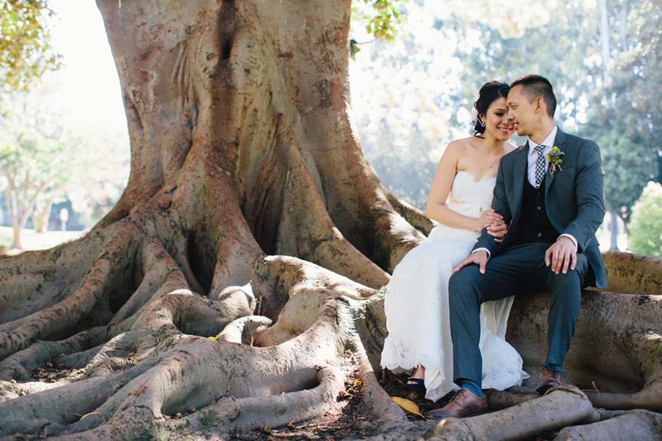 Buffet Reception. Leili & Hooman Malibu Persian Wedding @Saddlerock Ranch (Joshua Bobrove Photography)