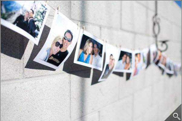 Photo Wall. Katie & George Vintage Wedding @Los Angeles Private Estate (Henry Chen Photography)