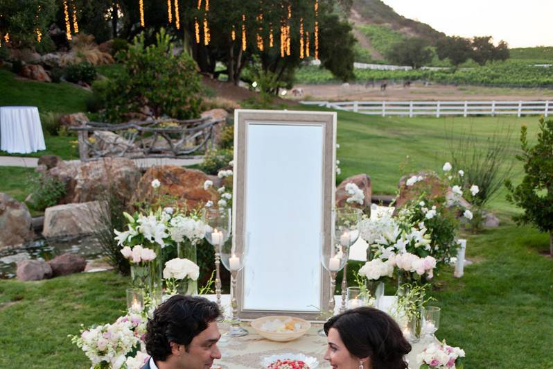 Leili & Hooman Malibu Persian Wedding Ceremony @Saddlerock Ranch (Joshua Bobrove Photography)