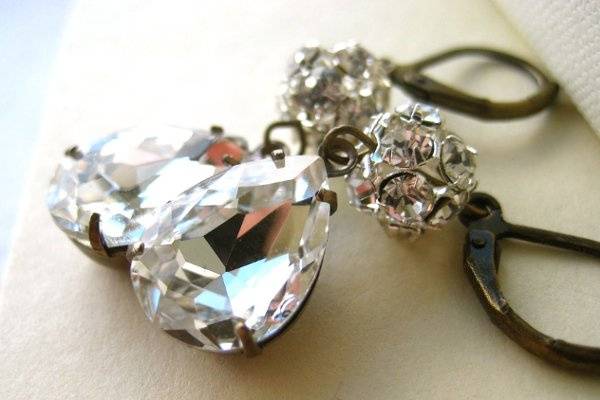 Rhinestone Bridal Earrings