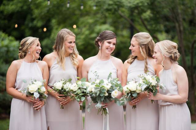 Giggly bridesmaids