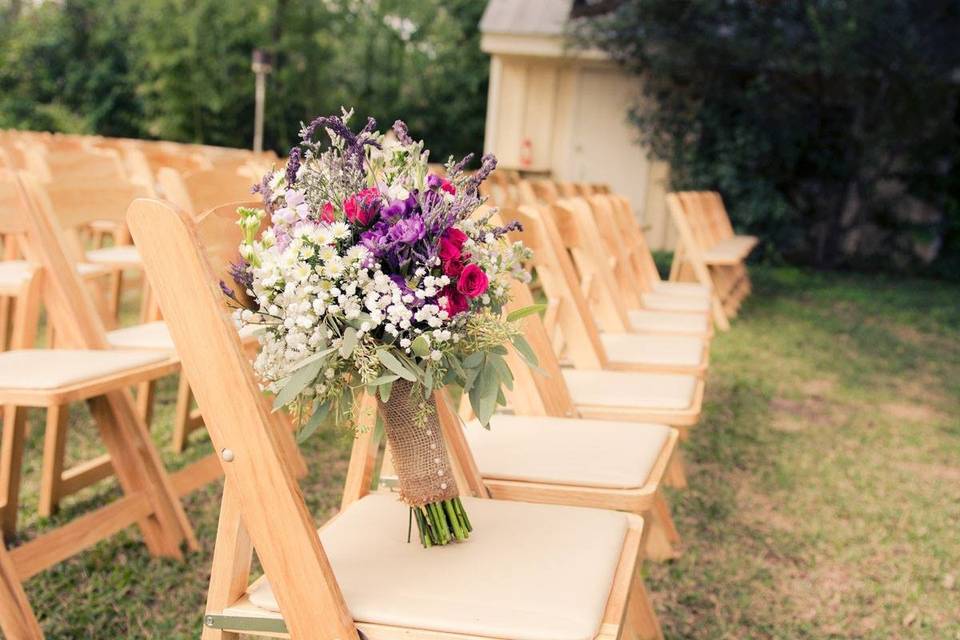 Wooden chairs