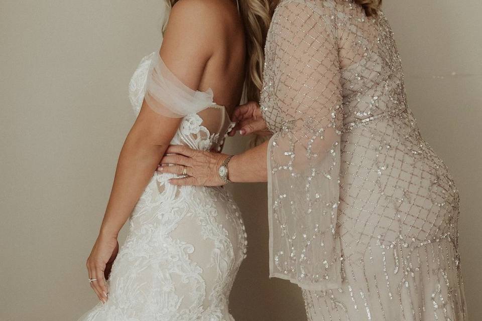 Mother and bride glam