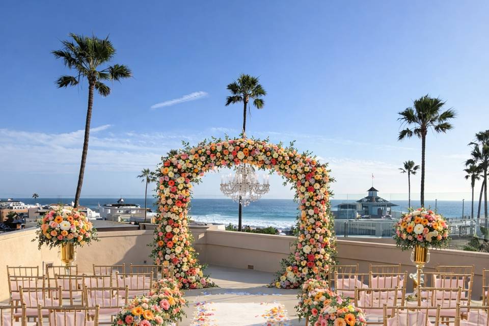 The Mermaid Rooftop Ceremony