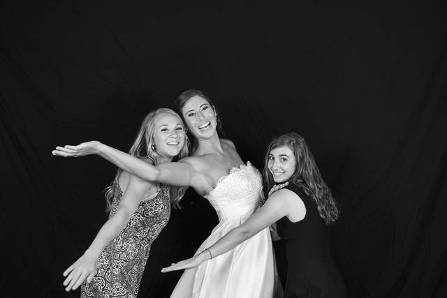 Newlywed and friends