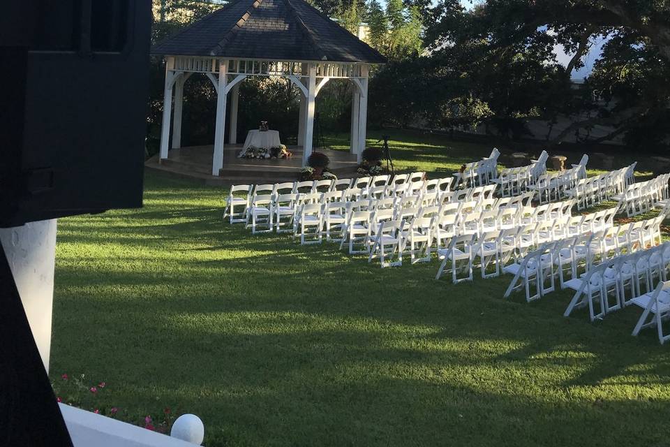 Ceremony set up