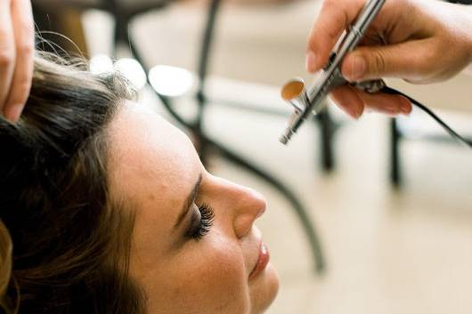 Airbrush application